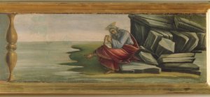 John on Patmos by Sandro Botticelli